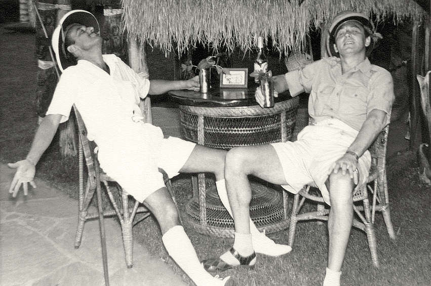 Donn Beach with screenwriter Sy Bartlett