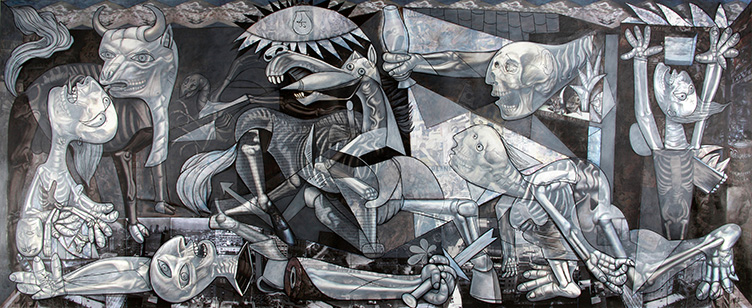 Ghosts of Guernica, 2011, oil n canvas