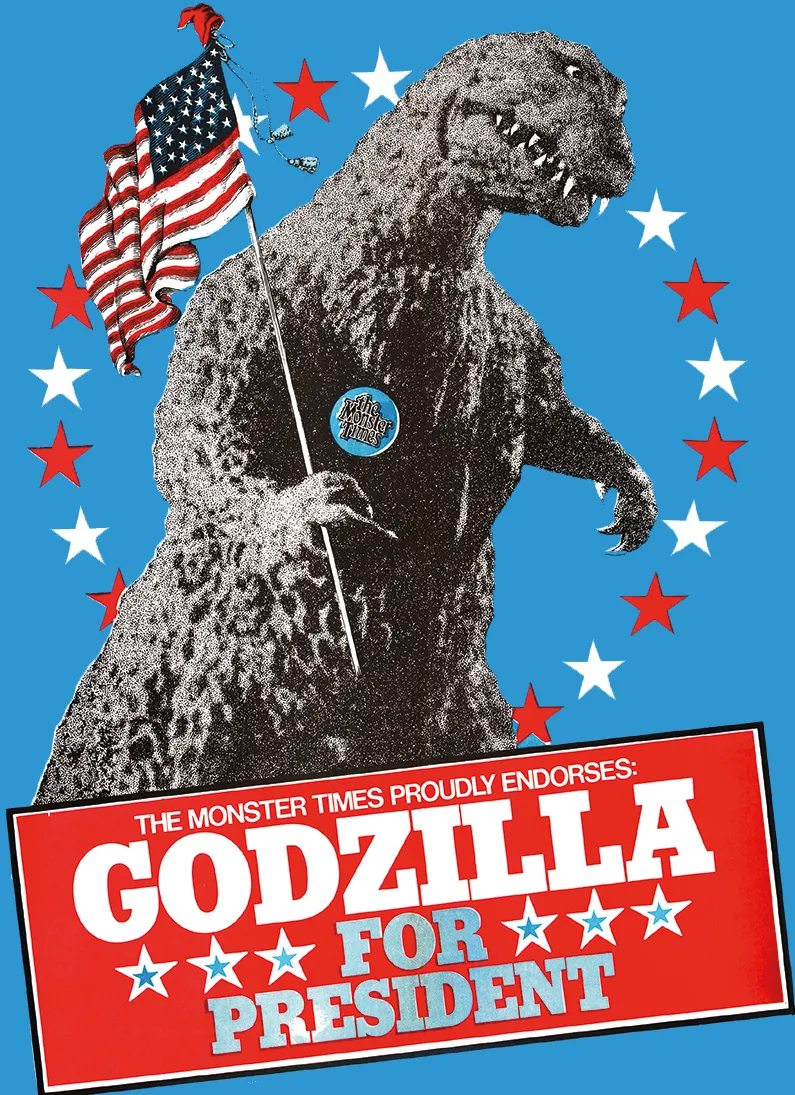 godzilla for president poster godzilla for president poster