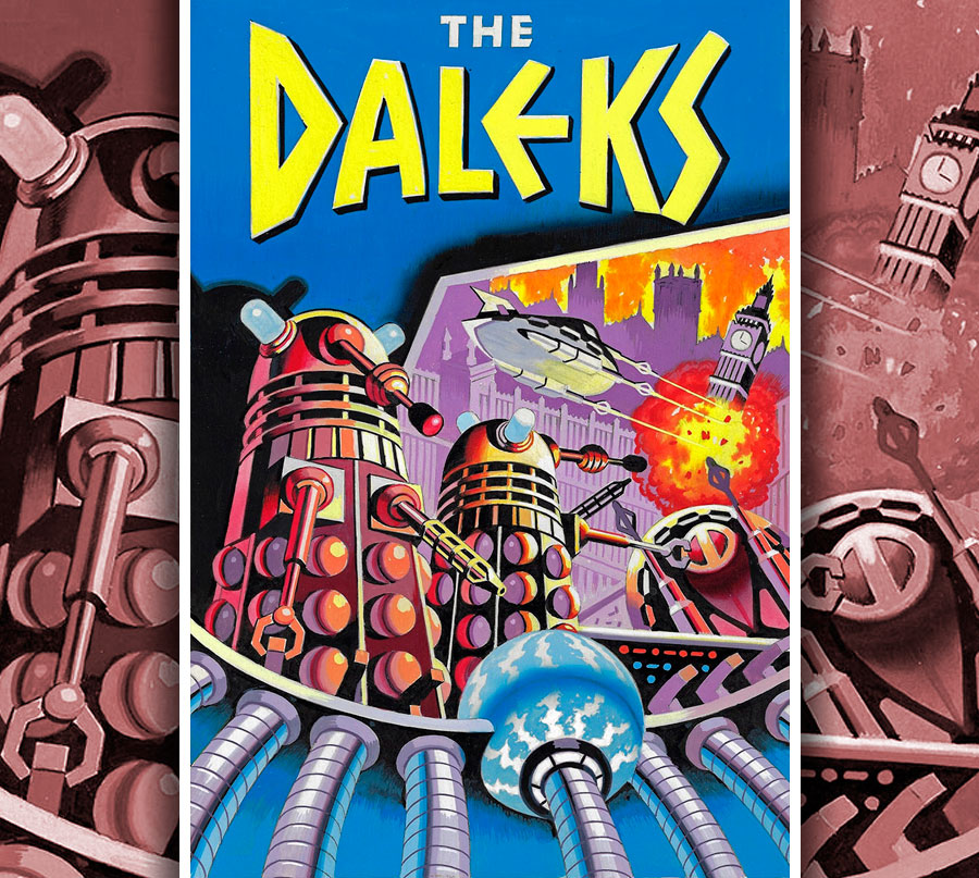 The Daleks, circa 1965, art Ron Turner.