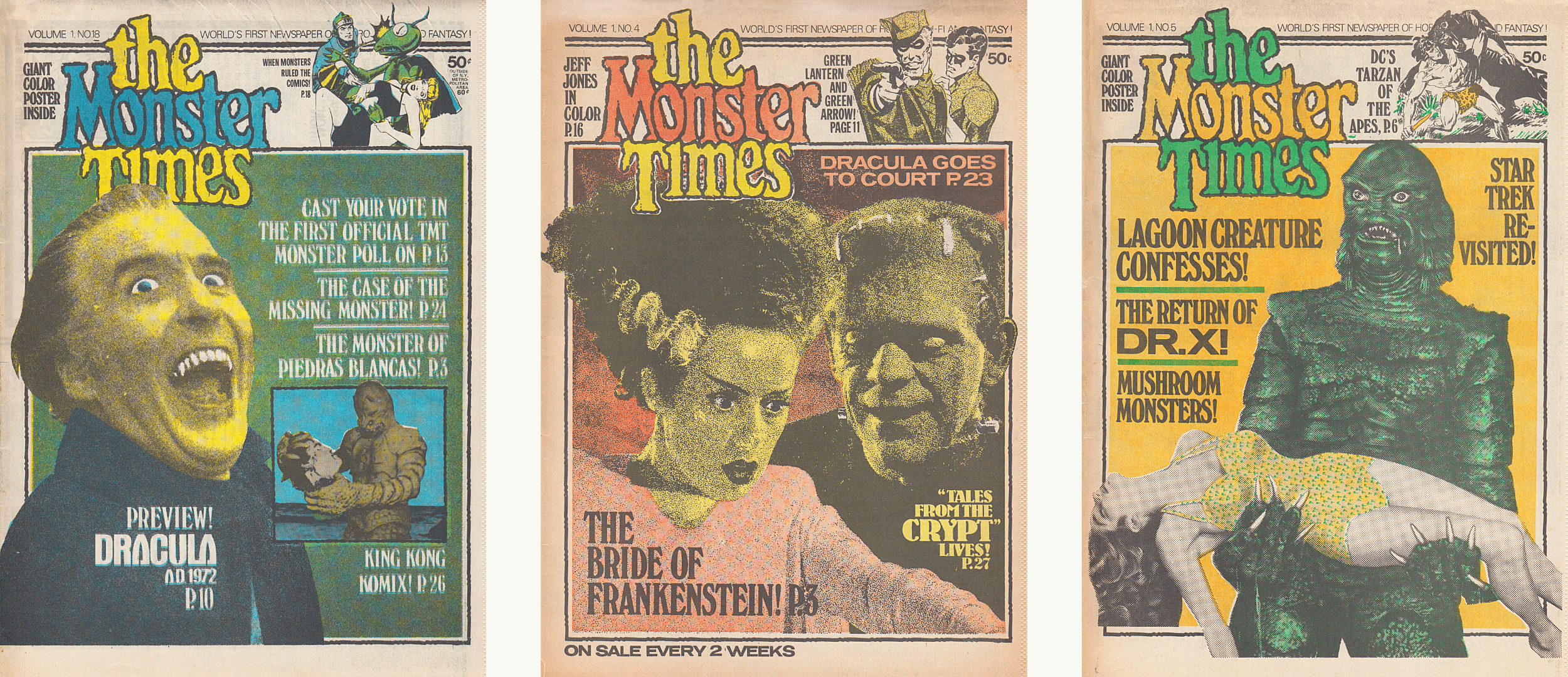 the monster times magazine covers the monster times magazine covers