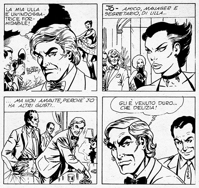 Introducing Jo - Ulula the Werewolf Comic Page Comic page introducing Jo, the manager and friend of Ulla in "Ulula the Werewolf"